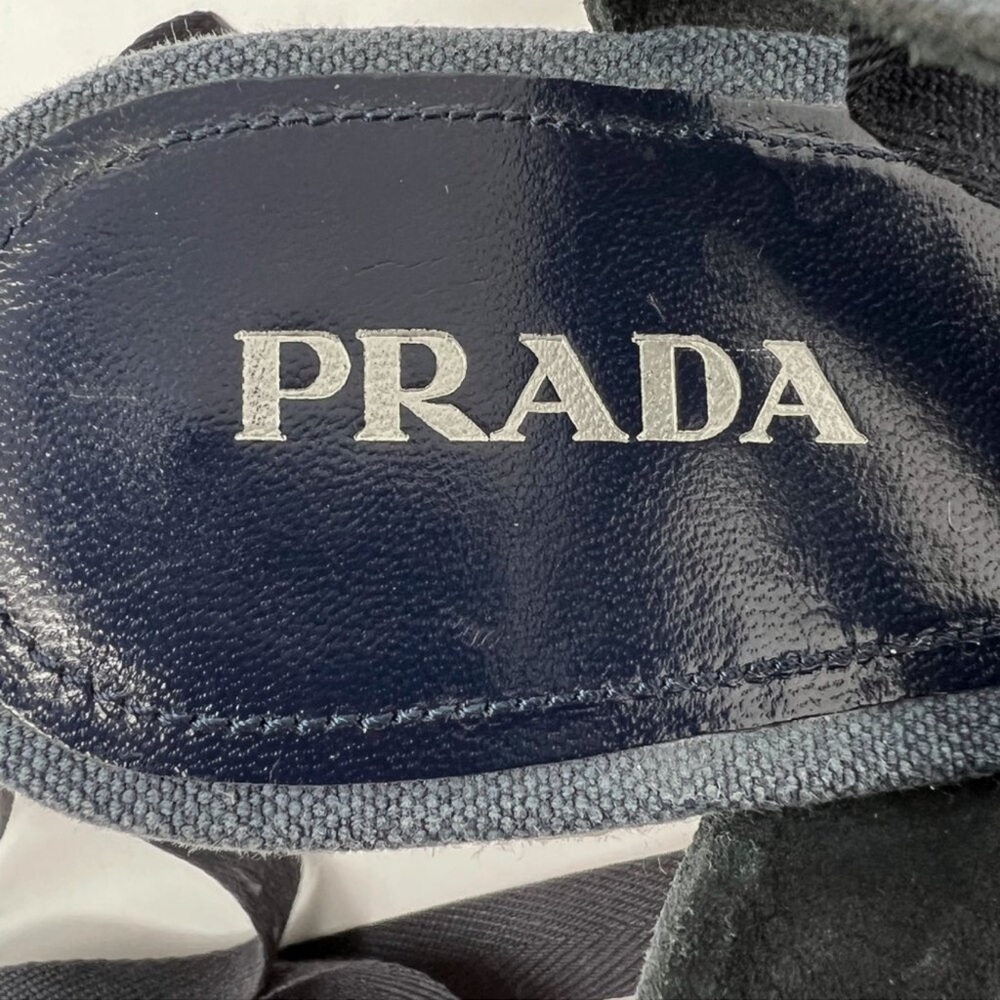 Prada Denim Espadrilles Platforms Sandals EU40 US9.5-10 - Picture 4 of 10
